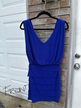 Vintage Cache, gorgeous blue dress size 2